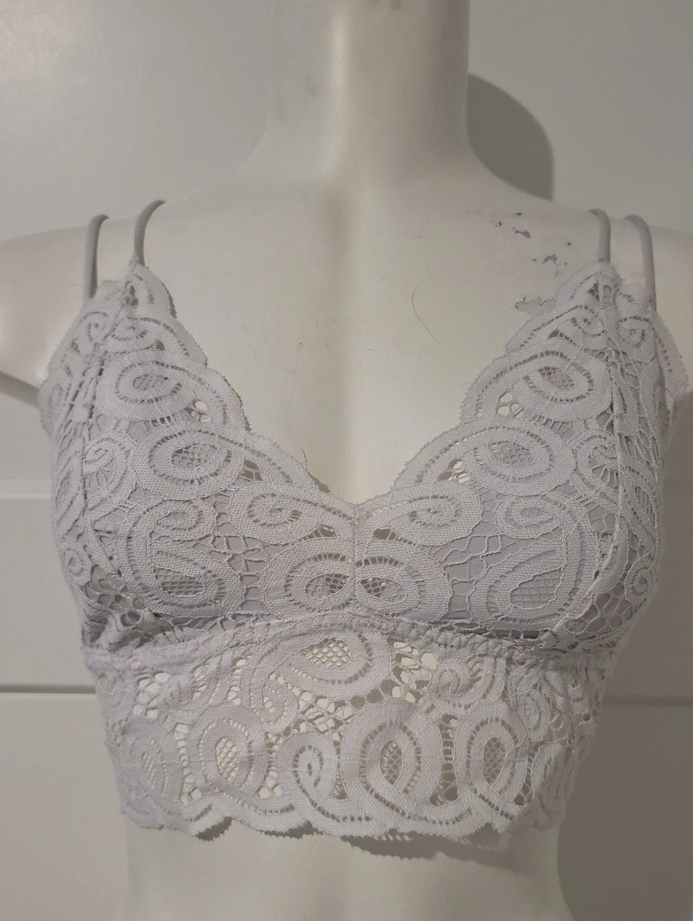 VS PINK White Lace Bralette